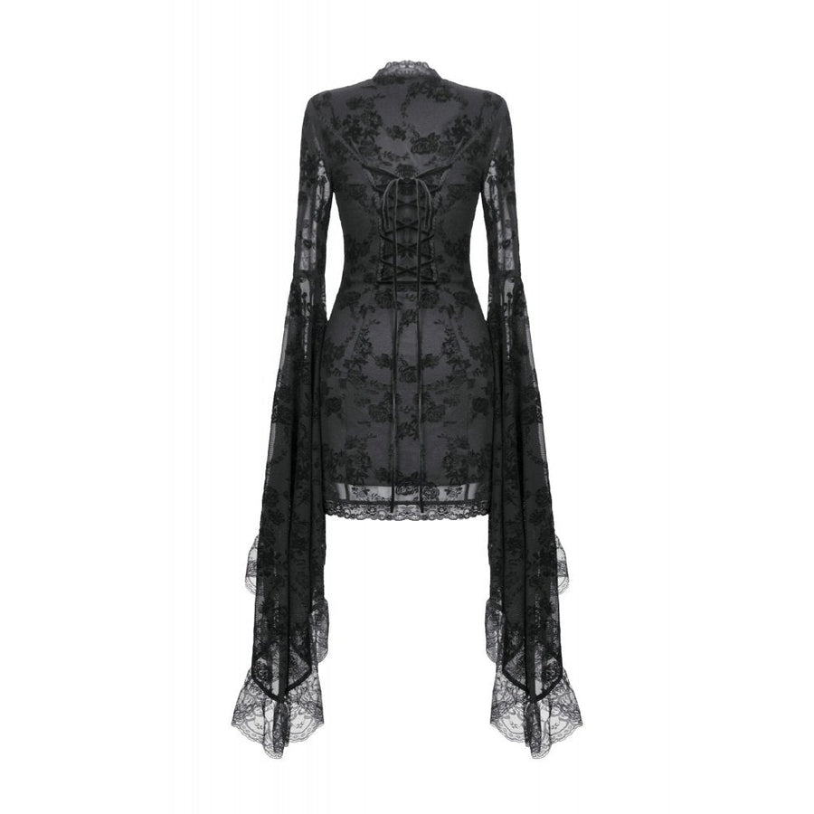 Dark In Love Minerva Bell Sleeve Lace Dress
