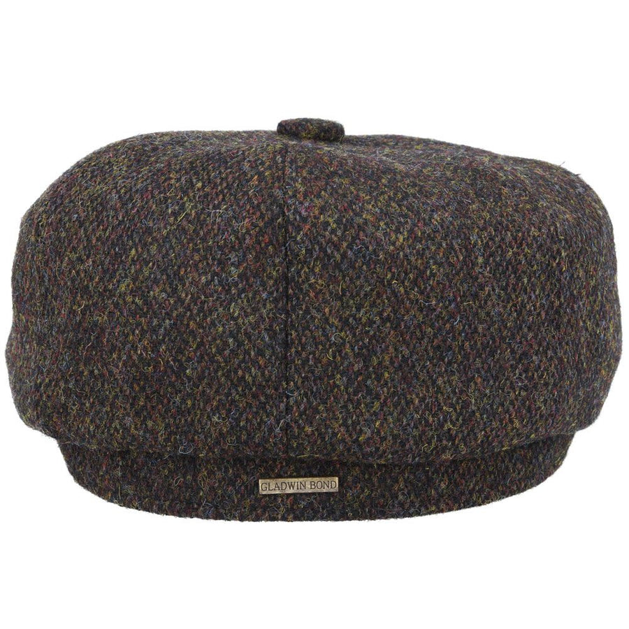 Uig Harris Tweed Newsboy Cap – Green