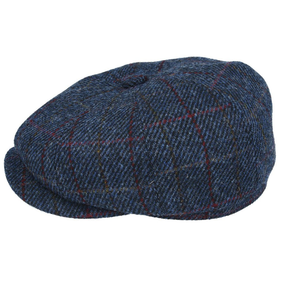Stornoway Harris Tweed Newsboy Cap – Navy