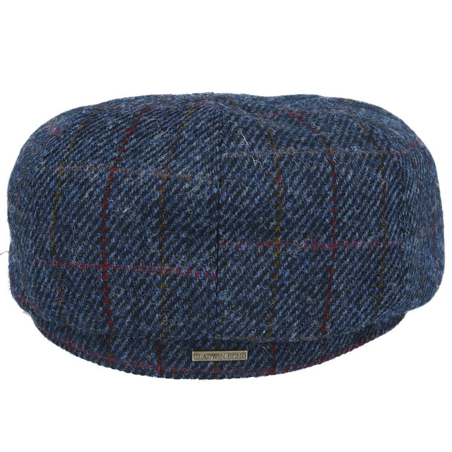 Stornoway Harris Tweed Newsboy Cap – Navy