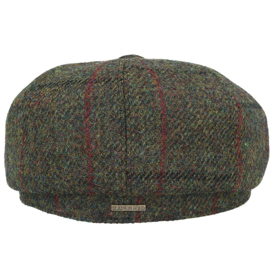 Tarbert Harris Tweed Newsboy Cap – Green