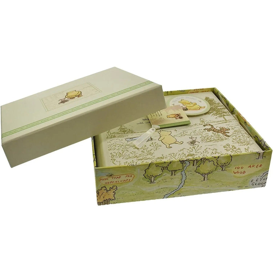 Disney Pooh Baby Photo Album 6x4 Pictures Keepsake Book Ribbon Gift Classic New