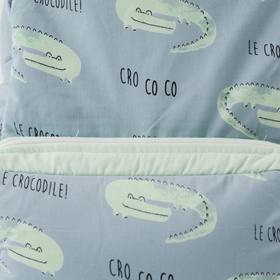 Captain Croc Personalised School Bag, Hand-Embroidered