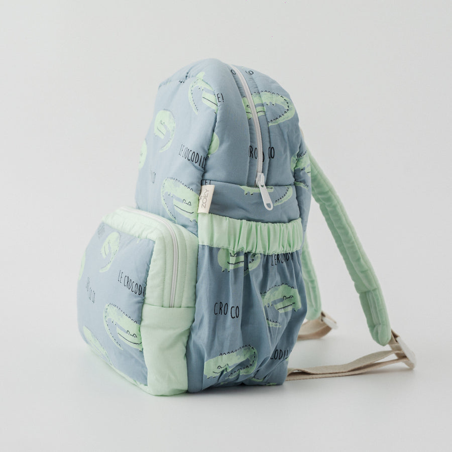 Captain Croc Personalised School Bag, Hand-Embroidered