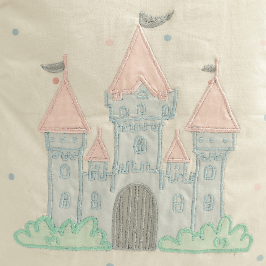 Magic Castle Personalised School Bag, Hand-Embroidered